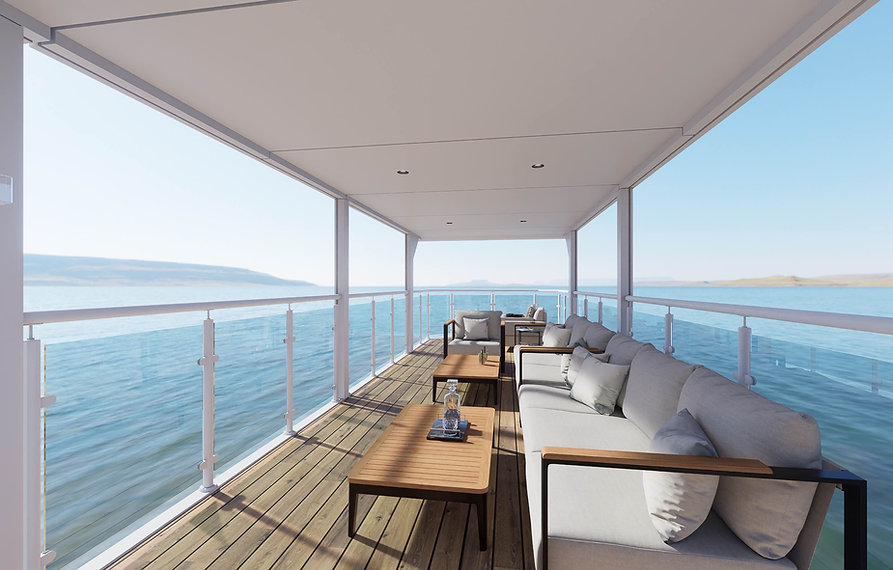 Suite upper deck terrace