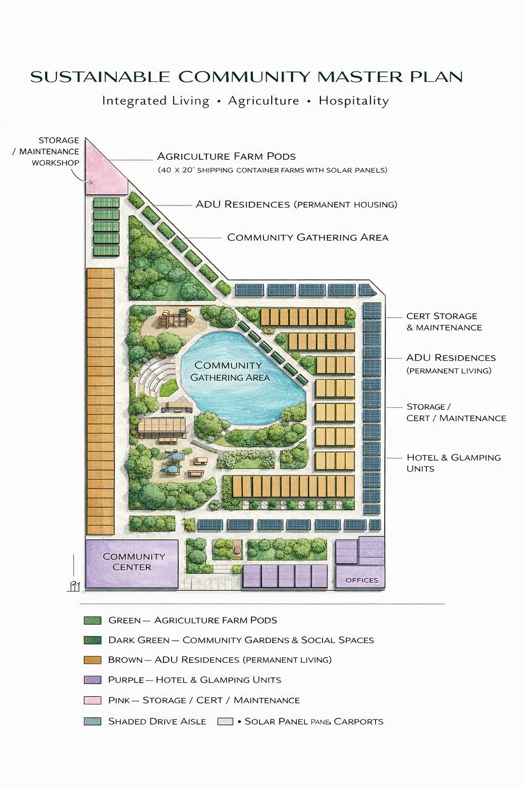 Community layout plan